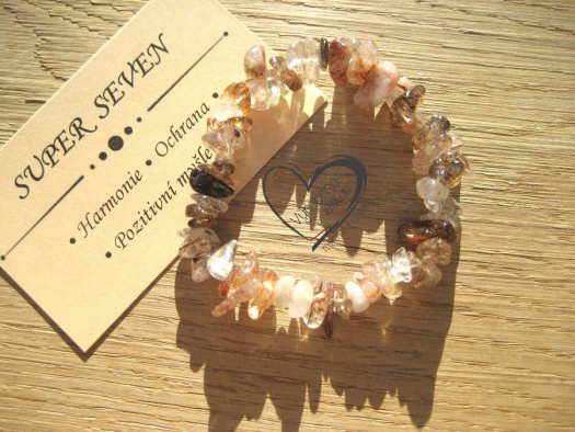 Pružný náramek - Super seven