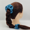 Dárková sada petrolejová - 6 scrunchies