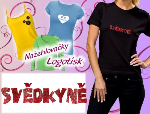 Nažehlovačka glitrová nápis Svědkyně