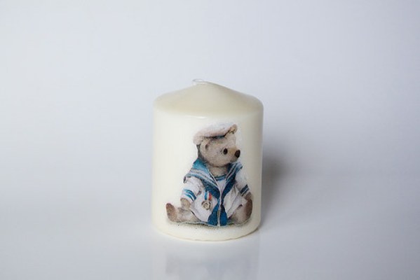 Svíčka s medvídkem