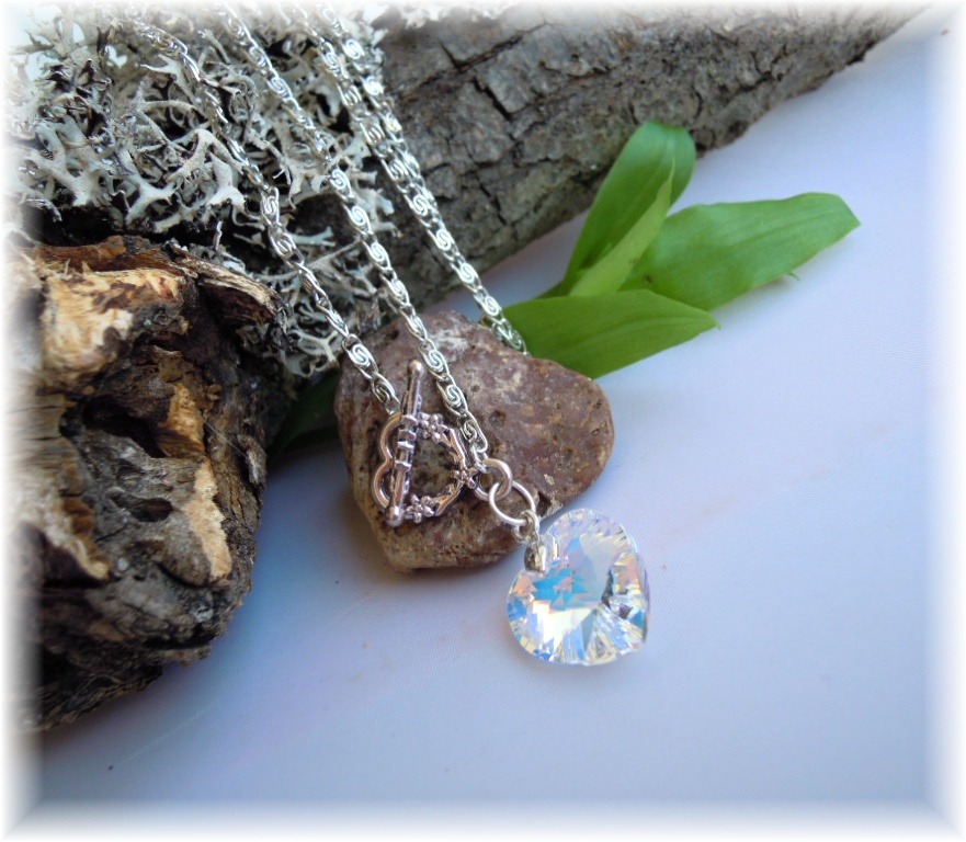 Náhrdelník Swarovski srdíčkový