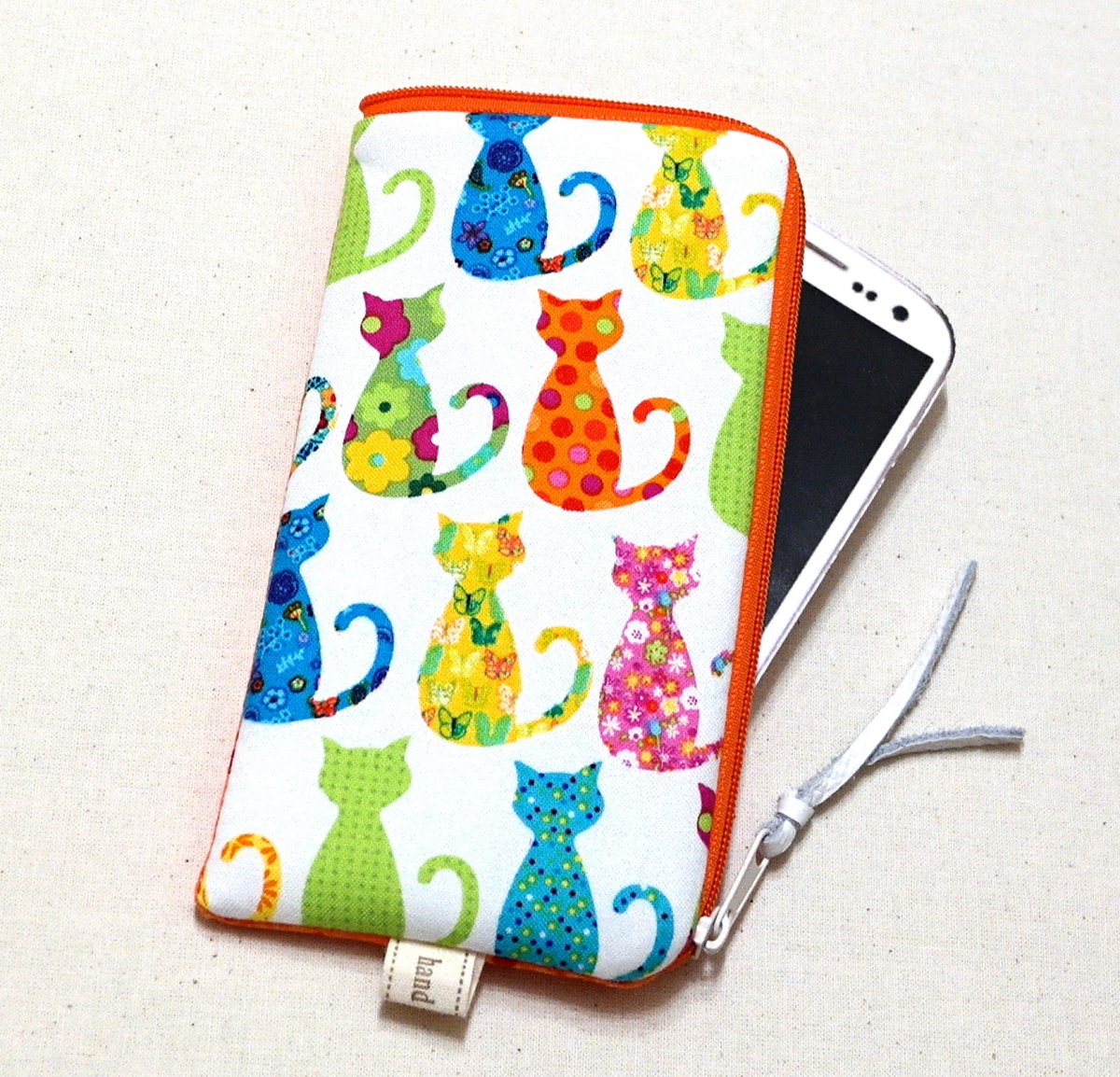 ORANŽOVÉ KOČKY - obal na mobil