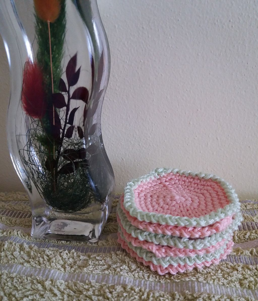 háčkované odličovací tamponky