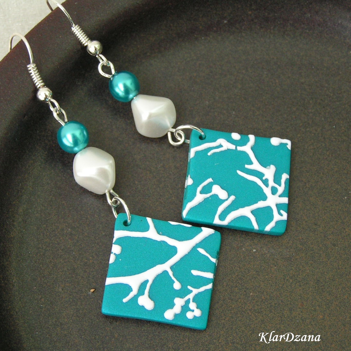 Náušnice Taria čtverce