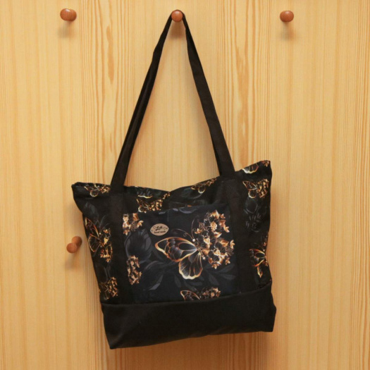 Taška - kabelka - zlatý motýl