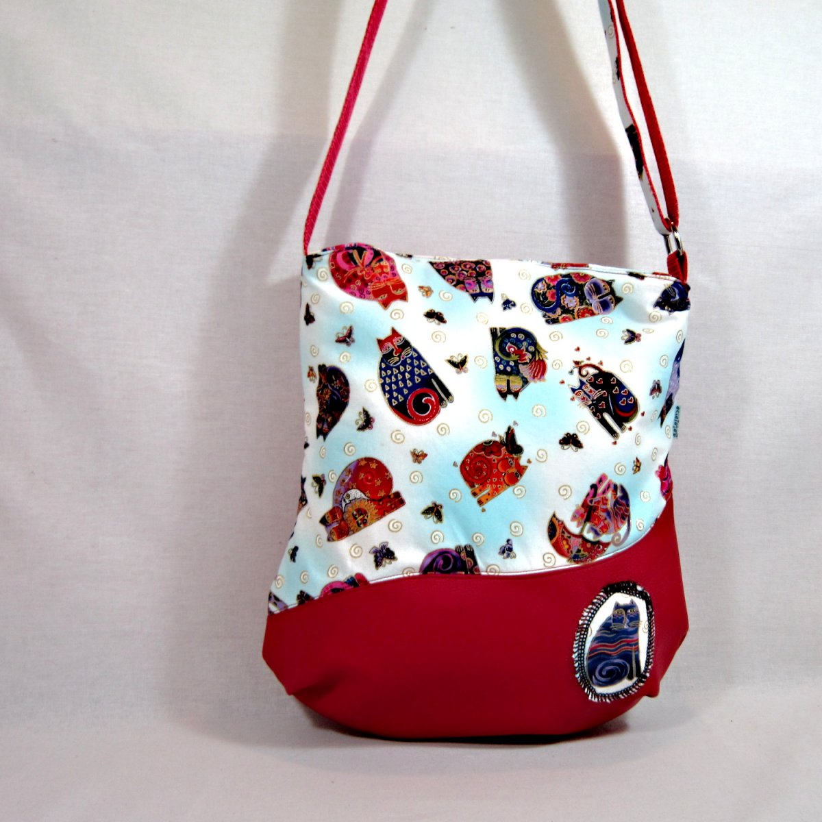 pidi kabelka-kočky modré