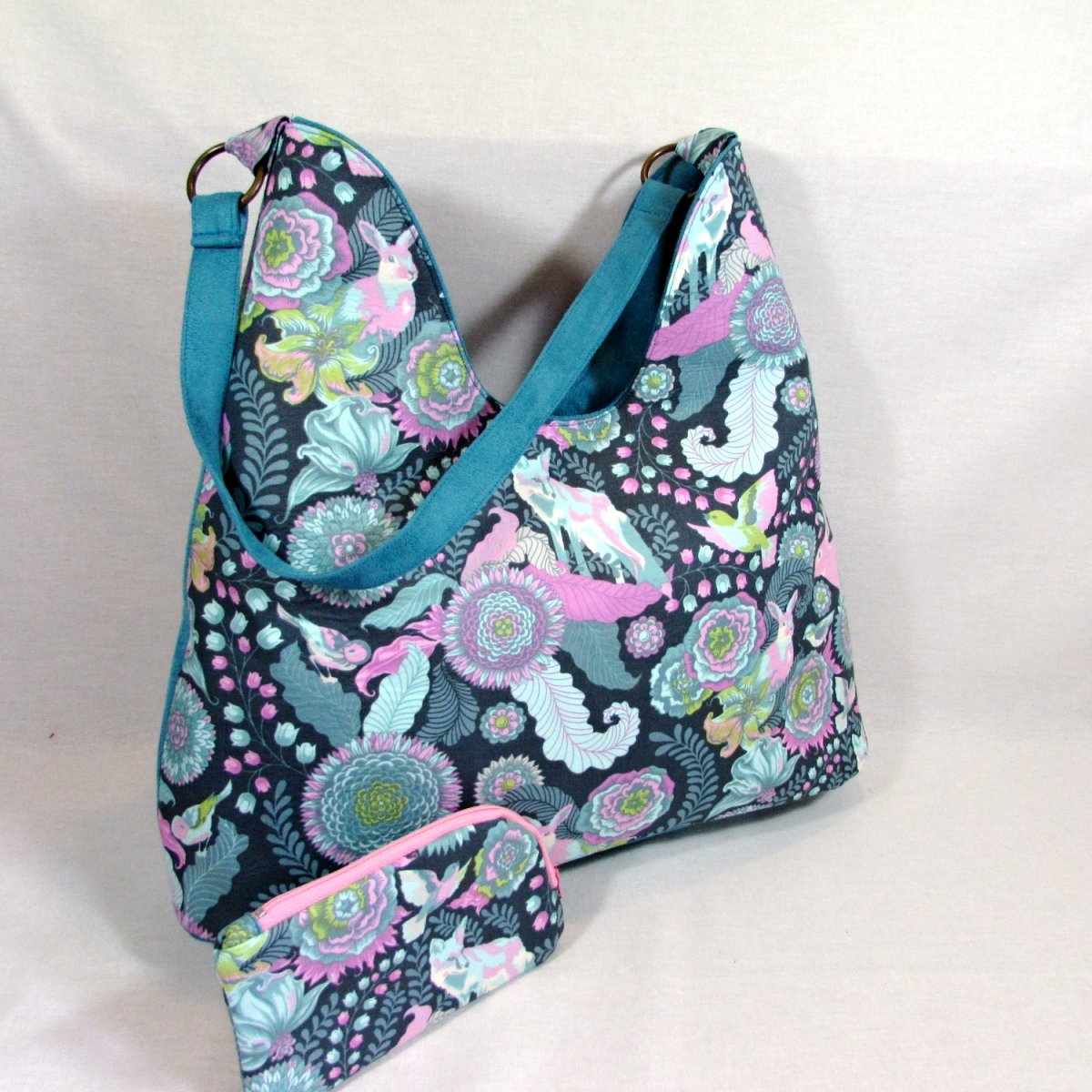 kabelka lesní tyrkysová