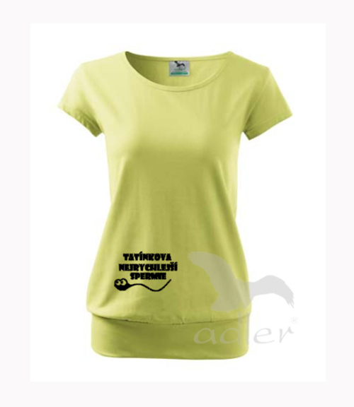 Těhotenské triko - Tatínkova nejrychlejší spermie