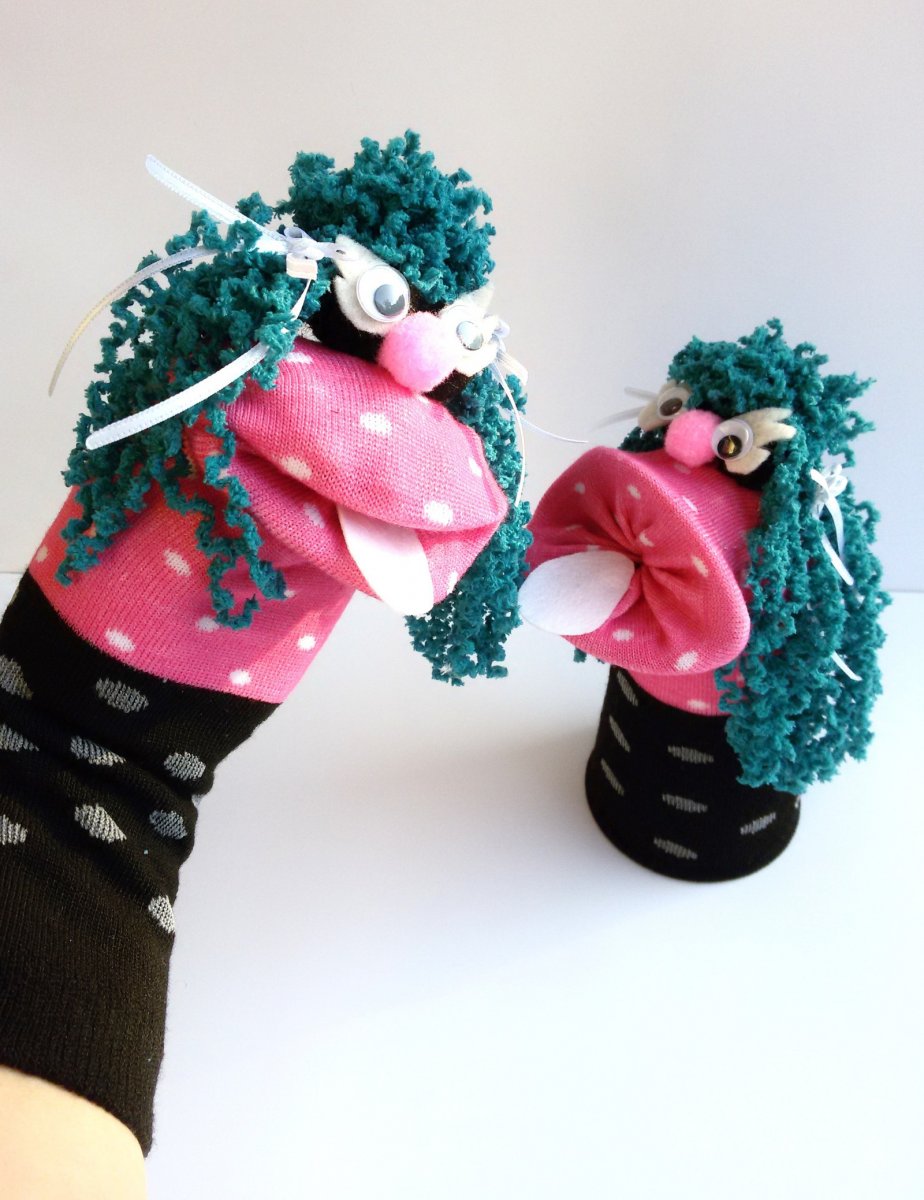 Maňásek ponožkáček parádivá Mery. č.953