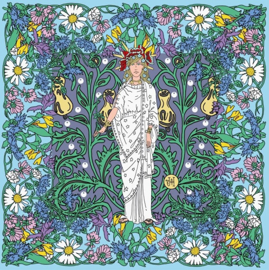 Dámský šátek Flora