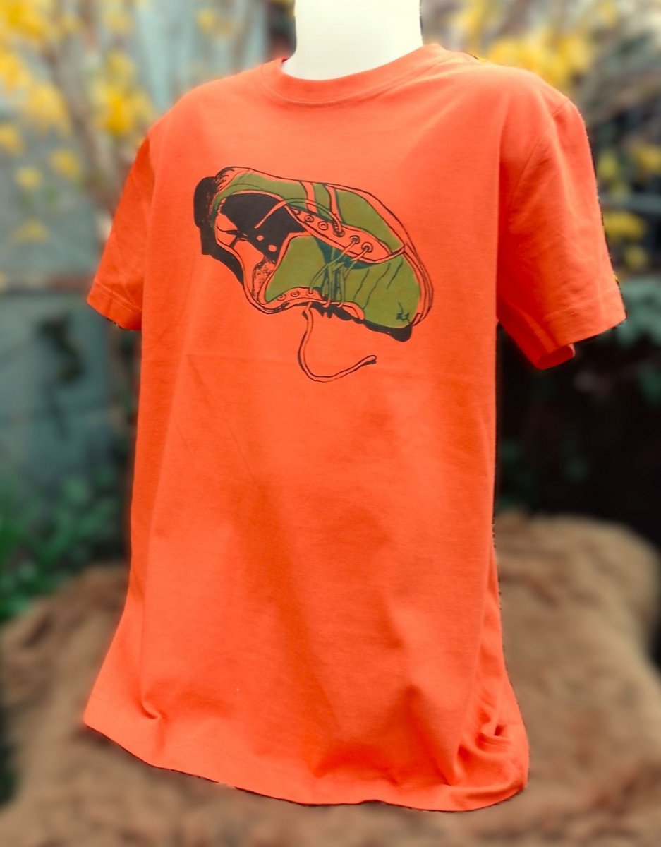 Oranžové dětské tričko "Teniska"