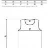 tílko pánské, černé, S-2XL
