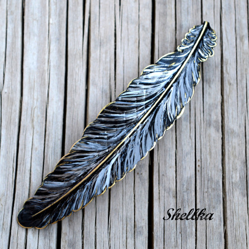 Spona do vlasů ,,FEATHER,, X.