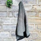 Tkaný přehoz v šedém