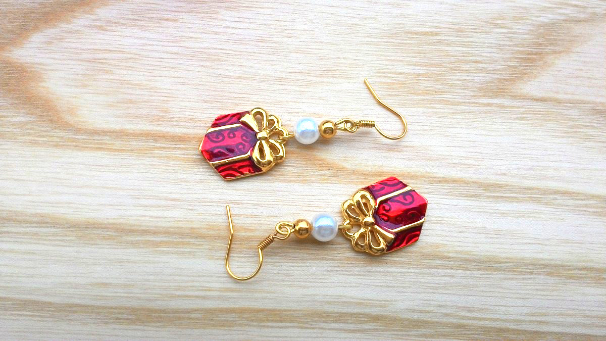 Náušnice vánoční dáreček (1162/15)