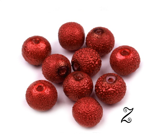 Zigana, červená jahoda, 8 mm (20ks)