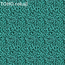 TOHO 11/0, Lustered Turquoise, 10g - SLEVA