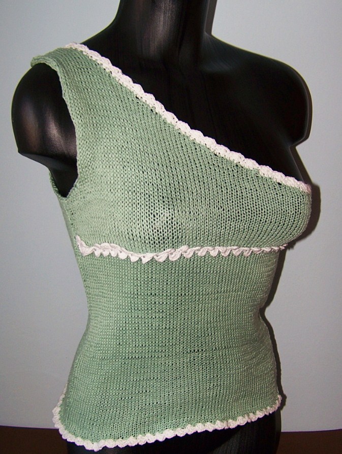 Ručně pletený top 36/38.