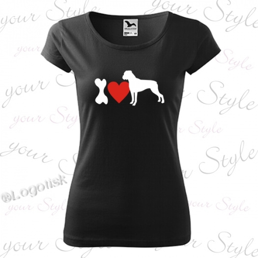  Dámské tričko Love Boxer