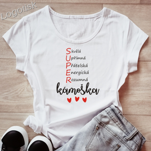  Dámské tričko SUPER KÁMOŠKA