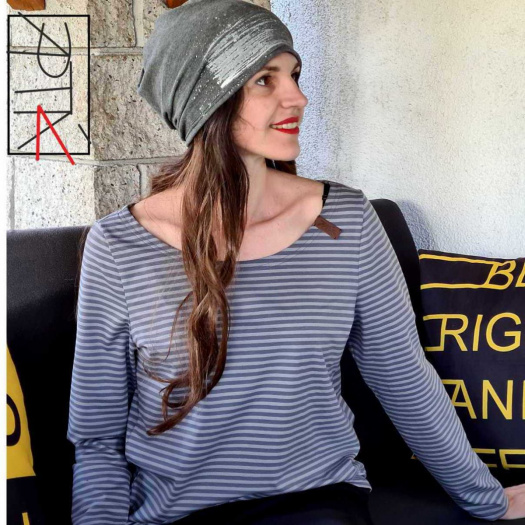 triko šedošedé, úplet, S-XL