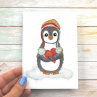 Zamilovaný tučňák - pohlednice