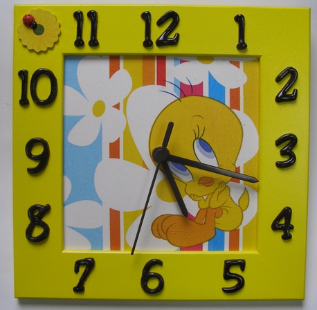 Dětské závěsné hodiny - Tweety