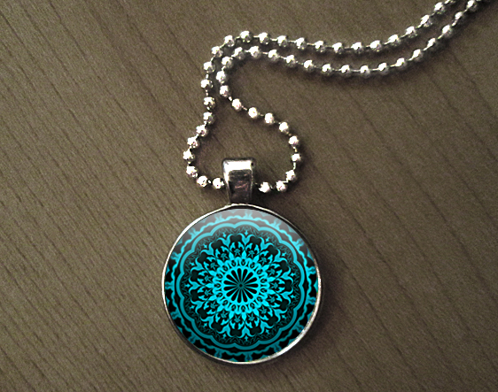 Přívěsek na krk  -  Tyrkysový orient