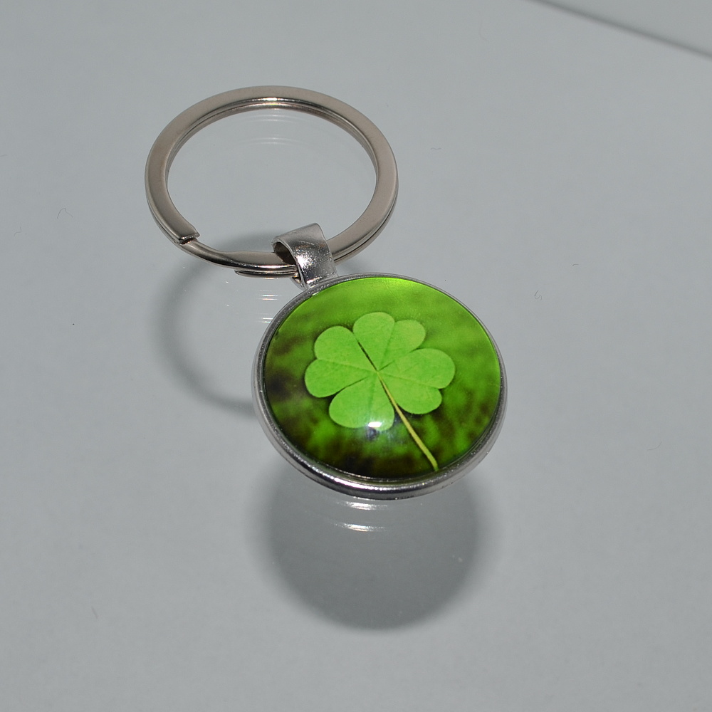 Přívěsek na klíče - čtyřlístek (0075)
