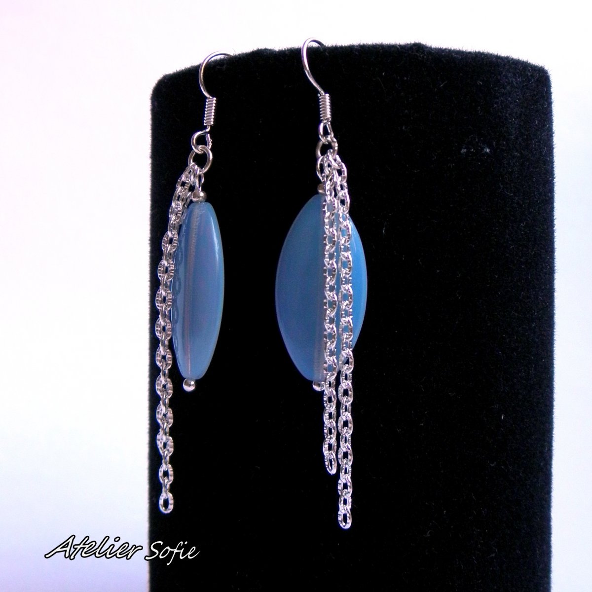 Náušnice Modré rybky 1