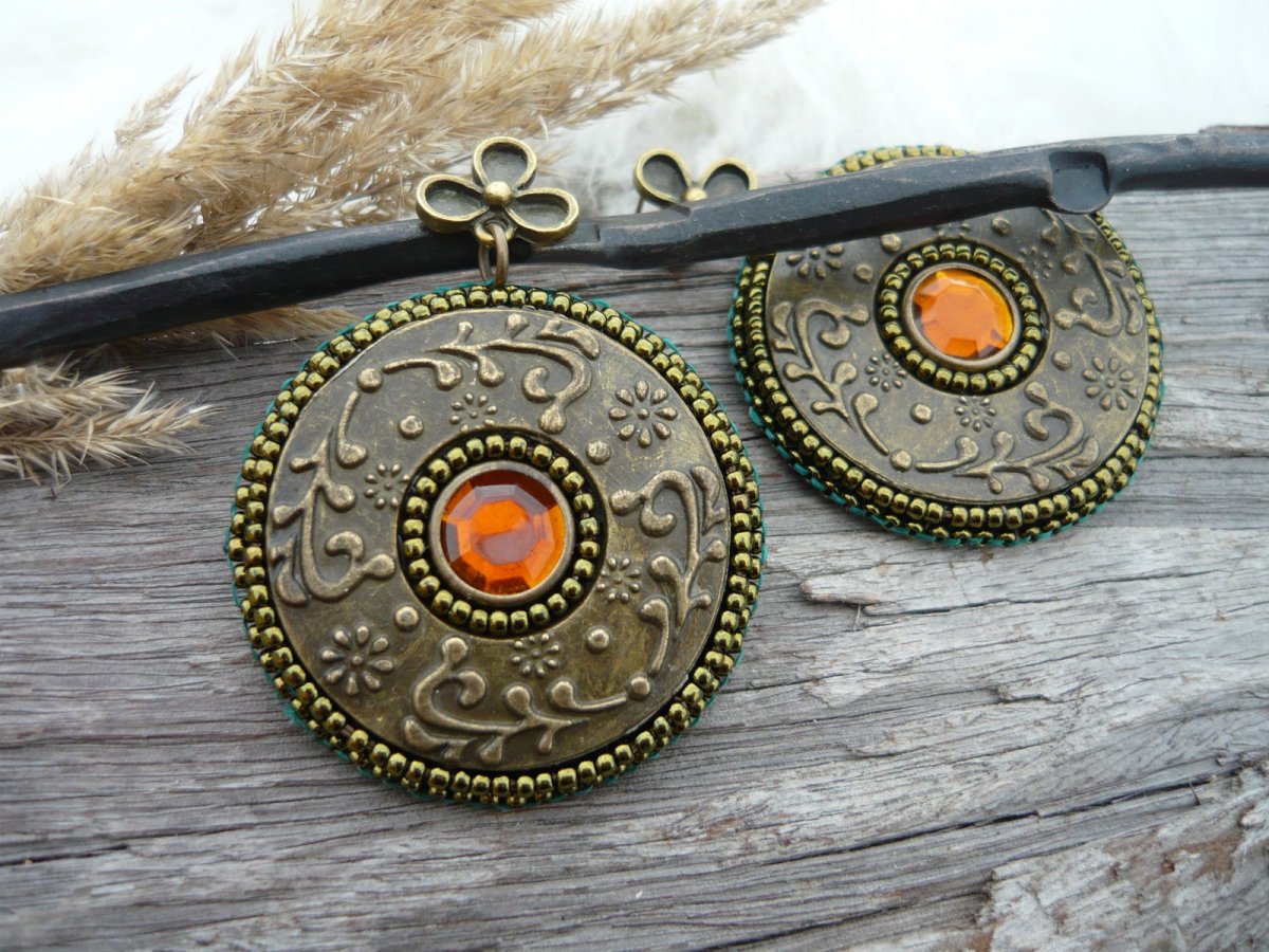 Náušnice Greek Honey