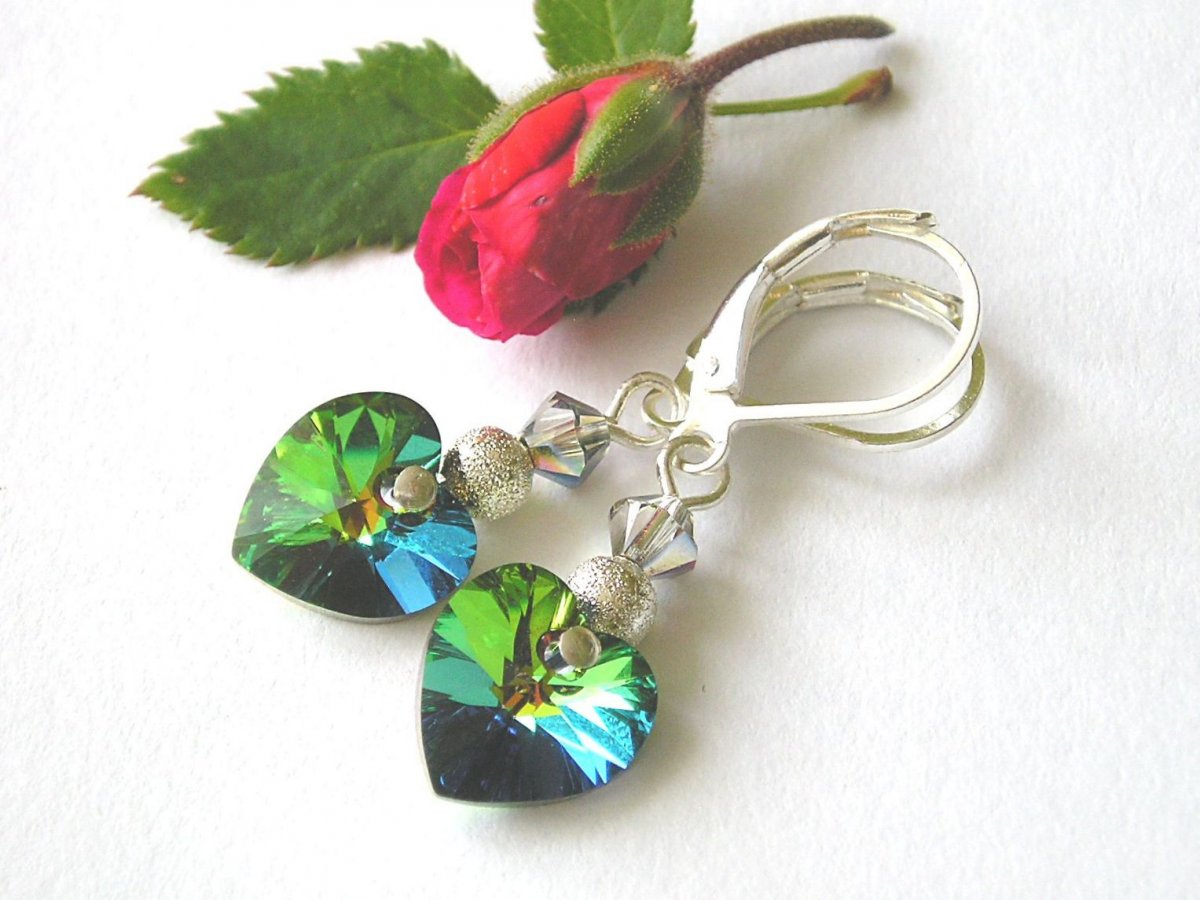 Swarovski náušnice Vitrail Medium