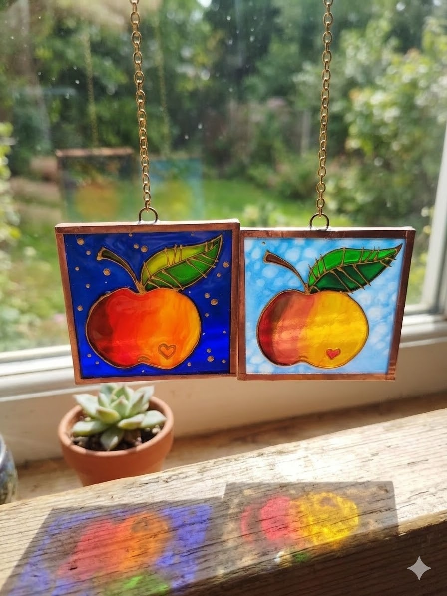 jablíčko 4,5x4,5cm