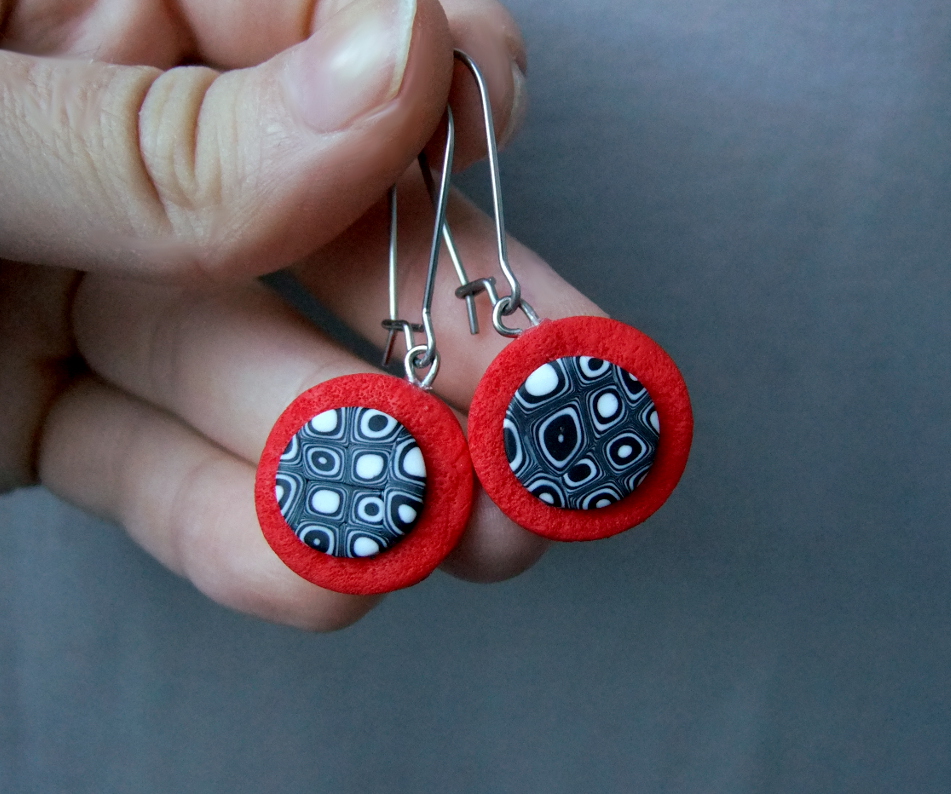 Nealergenní! Náušnice mozaika