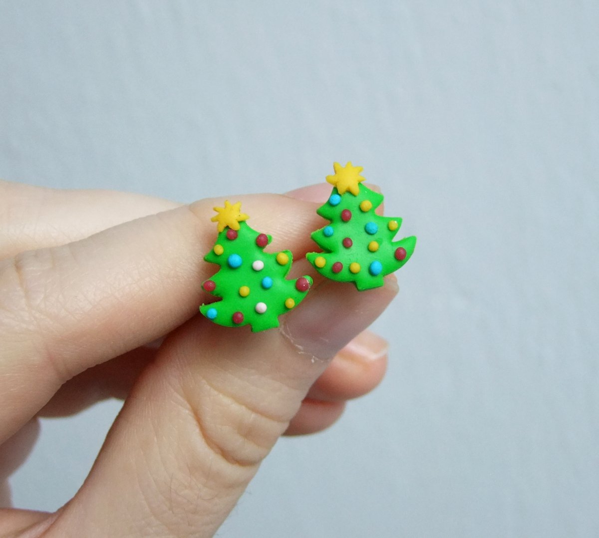 Fimo vánoční stromky