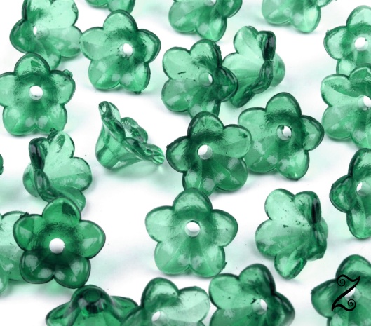 Zvonek, zelená tmavá (20ks)