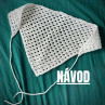 Háčkovaný šátek na hlavu – bandana | Návod PDF