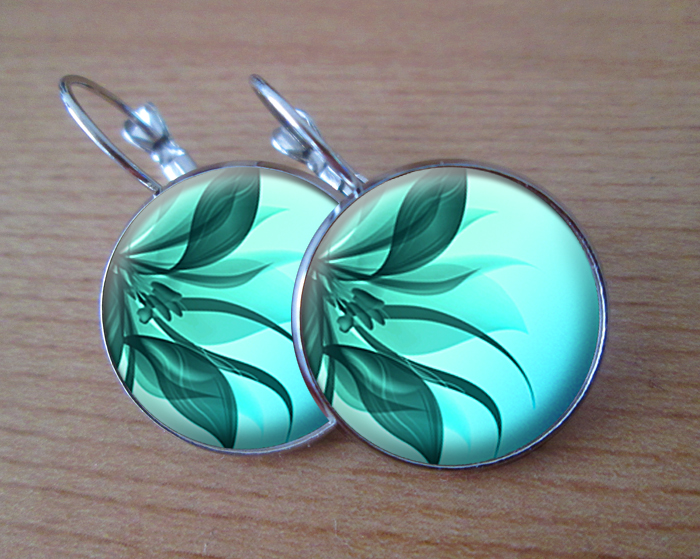 COOL VISACÍ NÁUŠNICE - V tyrkysu