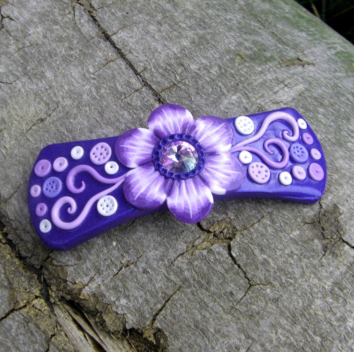 Spona vel.XL: Fialková