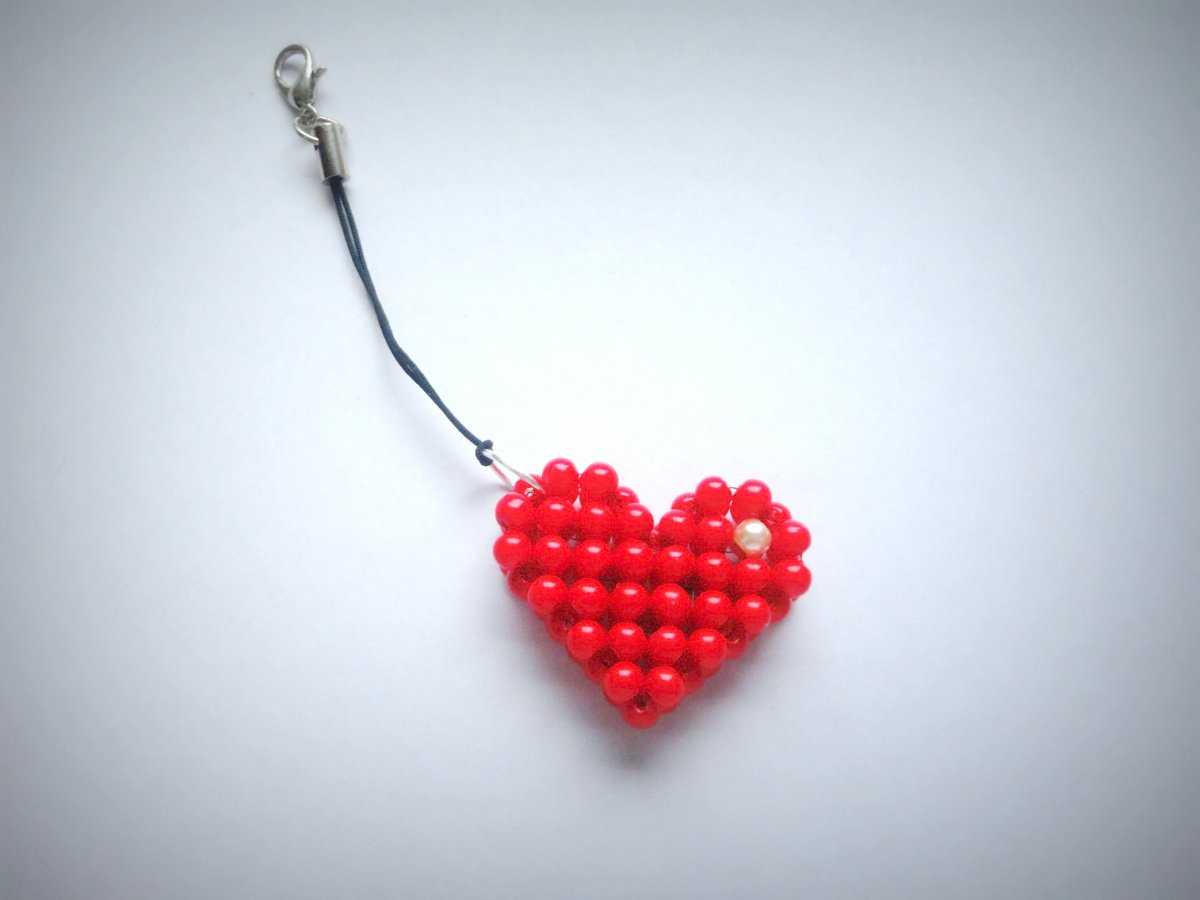 Valentýnské 3D srdce - přívěšek