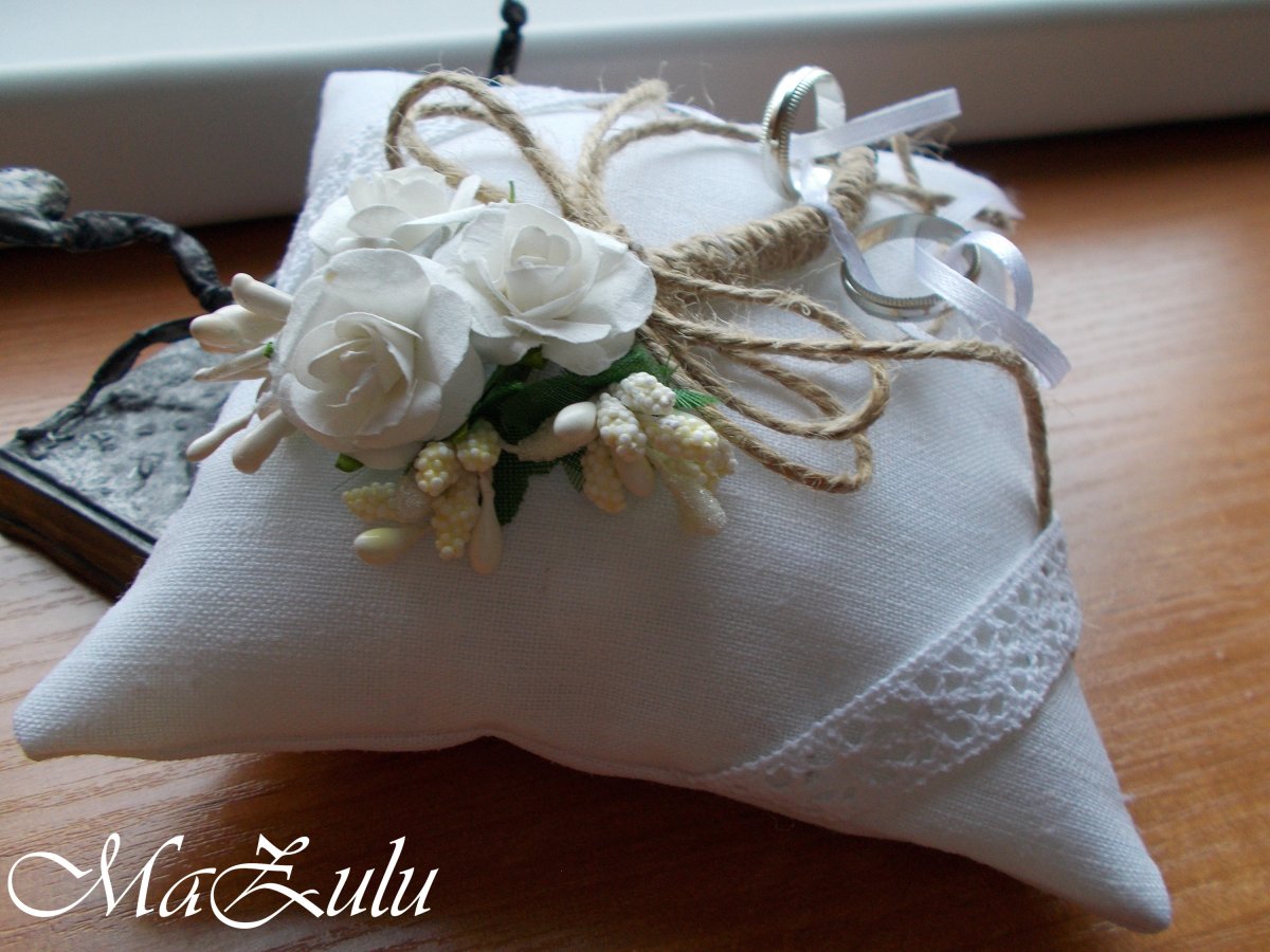  svatební polštářek 