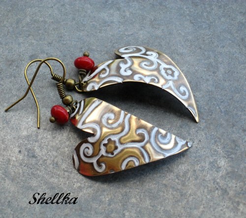 Náušnice ,,HEART,,