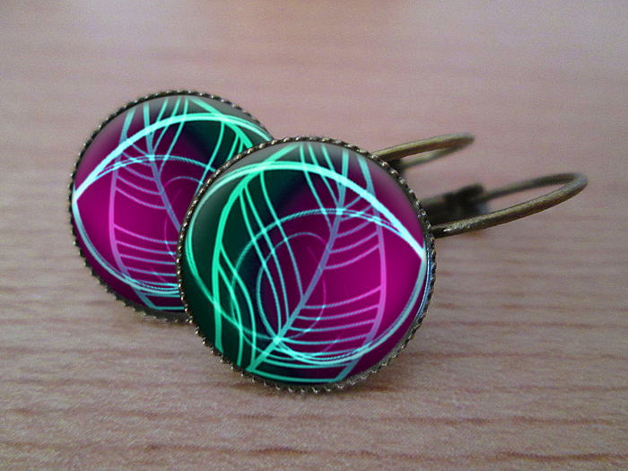 VINTAGE VISACÍ NÁUŠNICE -Ve stínu