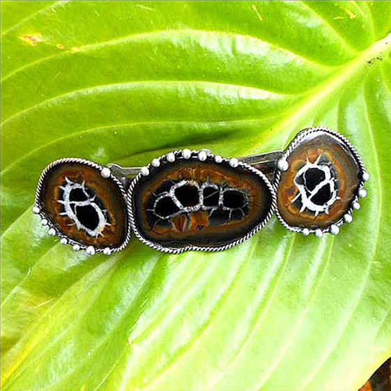 Dračí Vejce - Septárie - Spona 8cm...