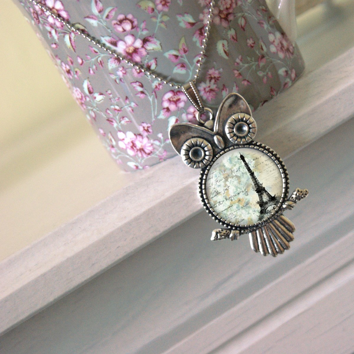 vintage růžičky - Vzpomínka na Paříž