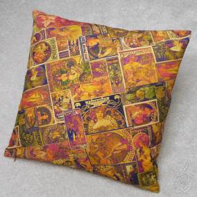 Větší polštář Alfons Mucha