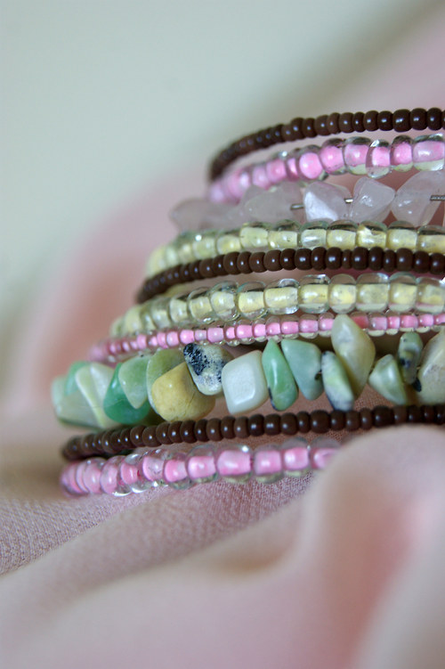 Pro lesní vílu - náramek na ruku