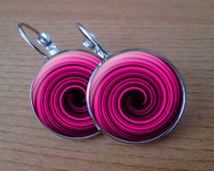 COOL VISACÍ NÁUŠNICE - vínové spirálky