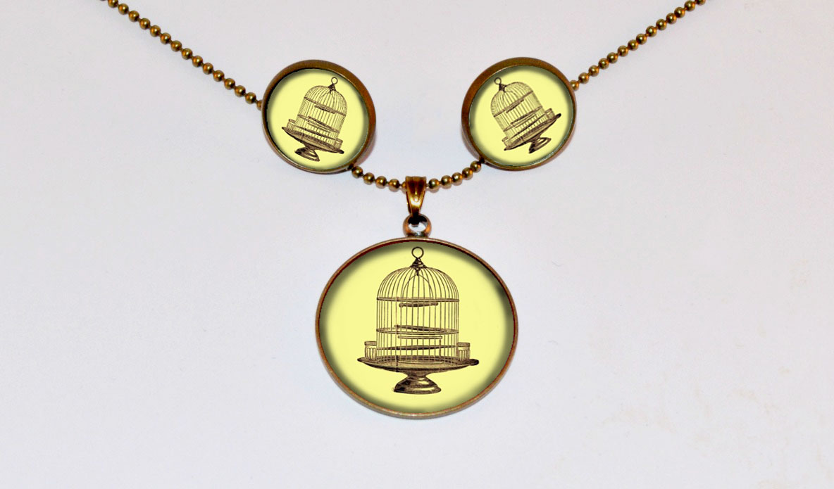 Vintage sada s klíckou