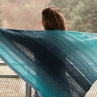 Návod na háčkovaný šátek Vlny moře
